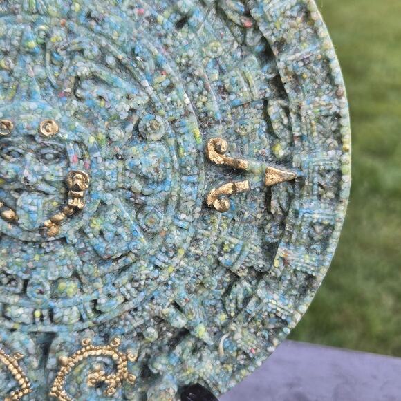 Vintage Mayan Aztec Sun Stone Calendar Made in Mexico - Picture 5 of 12